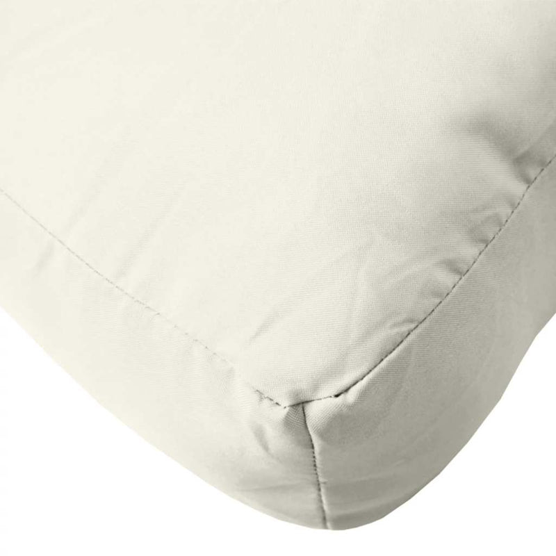 Pallet Cushion Melange Cream 60x60x10 cm Fabric Payday Deals