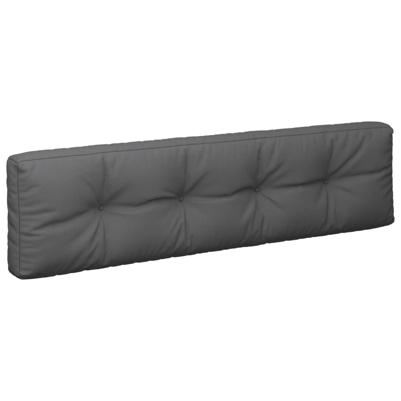 Pallet Cushions 2 pcs Anthracite Fabric Payday Deals