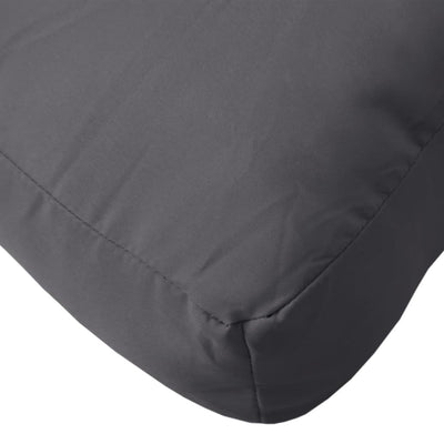 Pallet Cushions 2 pcs Anthracite Fabric Payday Deals