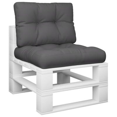 Pallet Cushions 2 pcs Anthracite Fabric Payday Deals