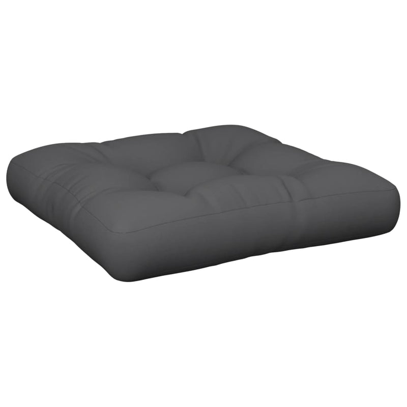 Pallet Cushions 2 pcs Anthracite Fabric Payday Deals