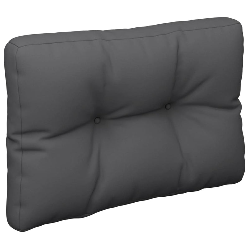 Pallet Cushions 2 pcs Anthracite Fabric Payday Deals