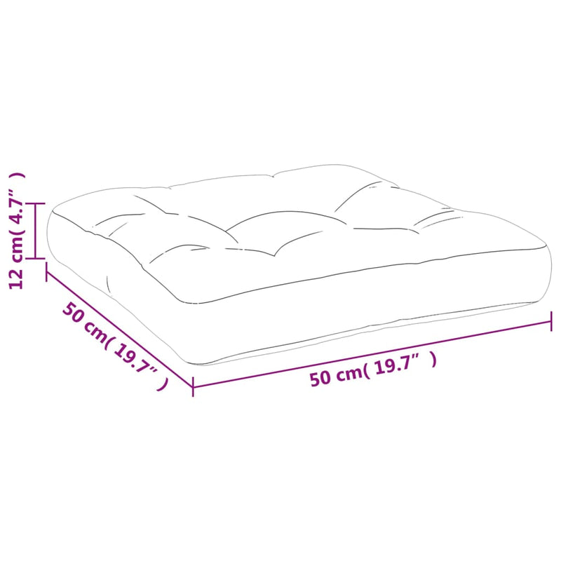 Pallet Cushions 2 pcs Anthracite Fabric Payday Deals