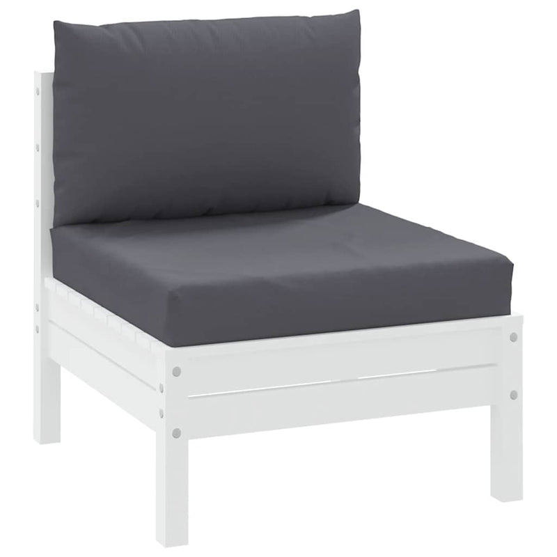 Pallet Cushions 2 pcs Anthracite Oxford Fabric Payday Deals