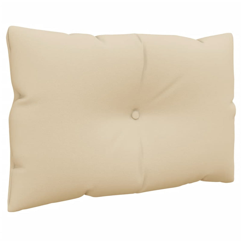 Pallet Cushions 2 pcs Beige Fabric Payday Deals