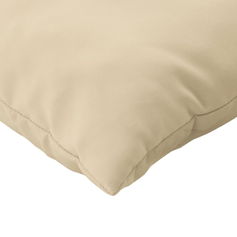 Pallet Cushions 2 pcs Beige Fabric Payday Deals