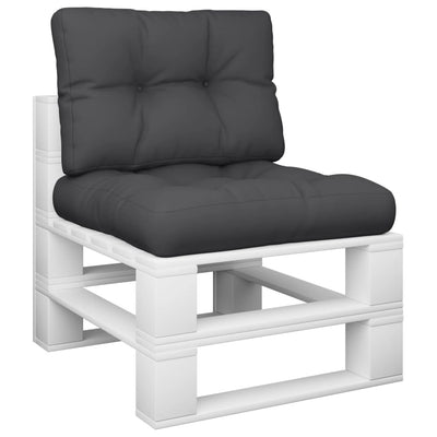 Pallet Cushions 2 pcs Black Fabric Payday Deals