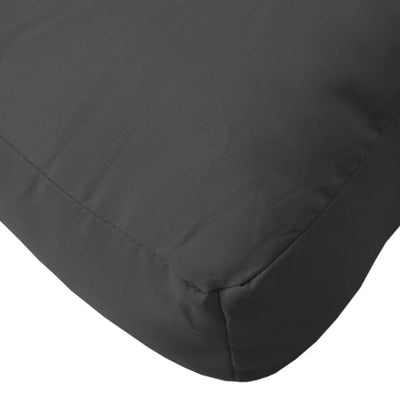 Pallet Cushions 2 pcs Black Fabric Payday Deals