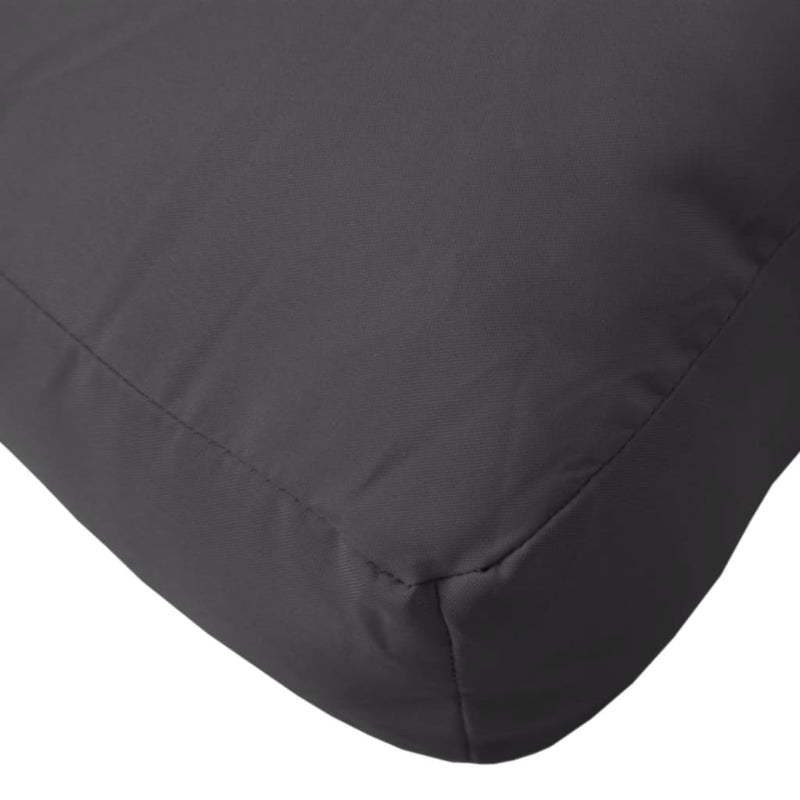 Pallet Cushions 2 pcs Black Fabric Payday Deals