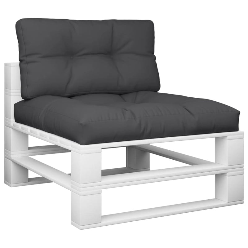 Pallet Cushions 2 pcs Black Fabric Payday Deals