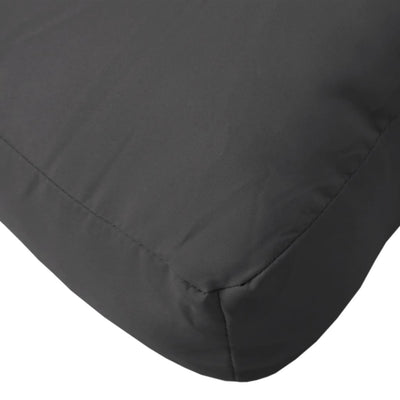 Pallet Cushions 2 pcs Black Fabric Payday Deals