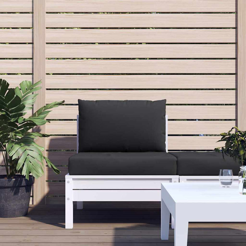 Pallet Cushions 2 pcs Black Oxford Fabric Payday Deals