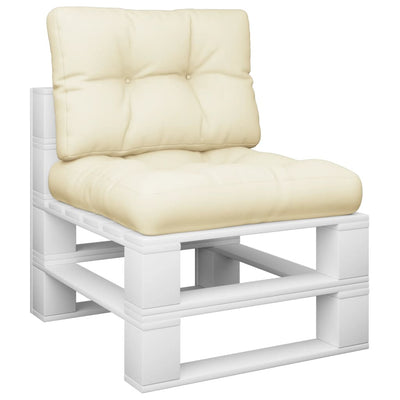 Pallet Cushions 2 pcs Cream Fabric Payday Deals