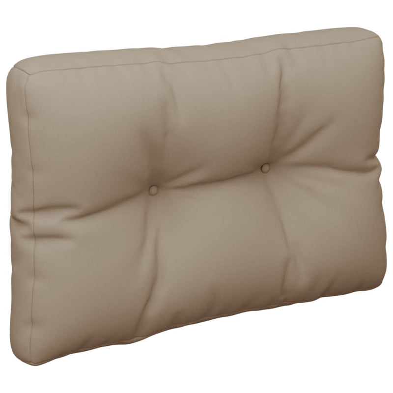 Pallet Cushions 2 pcs Taupe Fabric Payday Deals
