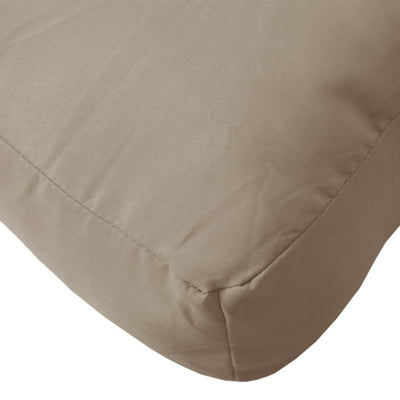 Pallet Cushions 2 pcs Taupe Fabric Payday Deals