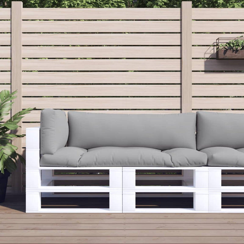 Pallet Cushions 3 pcs Grey Fabric Payday Deals