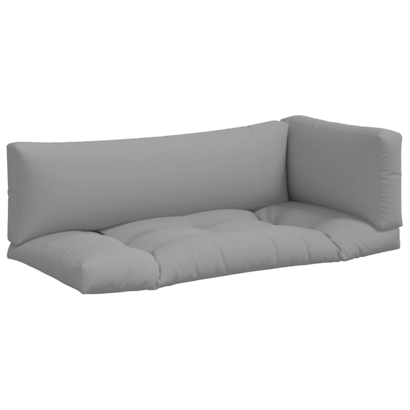 Pallet Cushions 3 pcs Grey Fabric Payday Deals