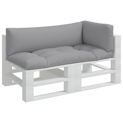Pallet Cushions 3 pcs Grey Fabric Payday Deals