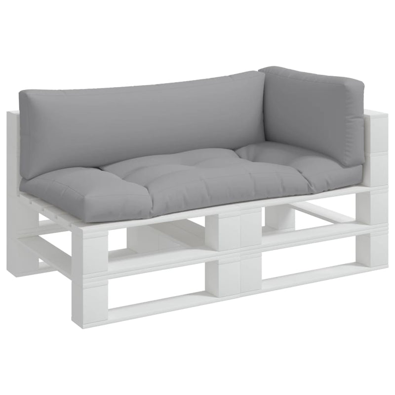 Pallet Cushions 3 pcs Grey Fabric Payday Deals