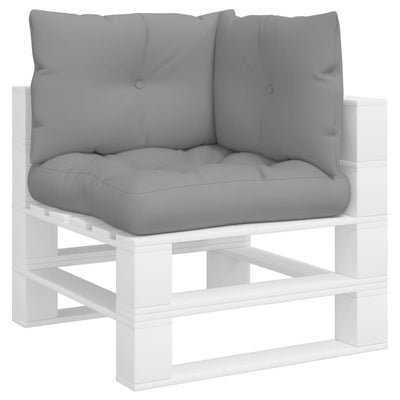 Pallet Cushions 3 pcs Grey Fabric Payday Deals