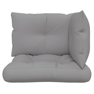 Pallet Cushions 3 pcs Grey Fabric Payday Deals