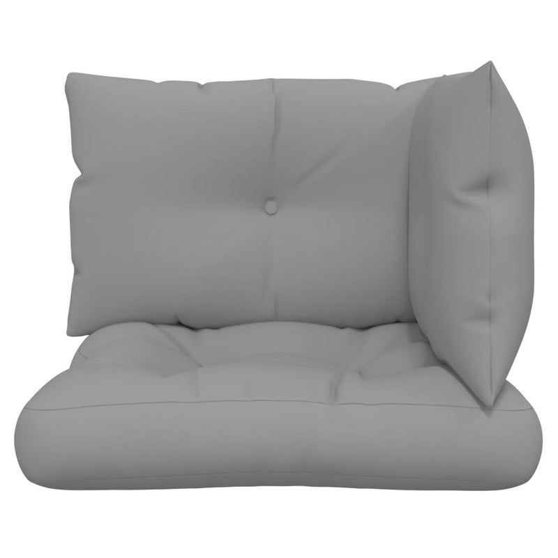 Pallet Cushions 3 pcs Grey Fabric Payday Deals