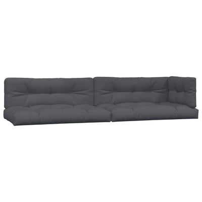 Pallet Cushions 5 pcs Anthracite Fabric Payday Deals