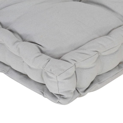 Pallet Floor Cushion Cotton 120x40x7 cm Grey Payday Deals