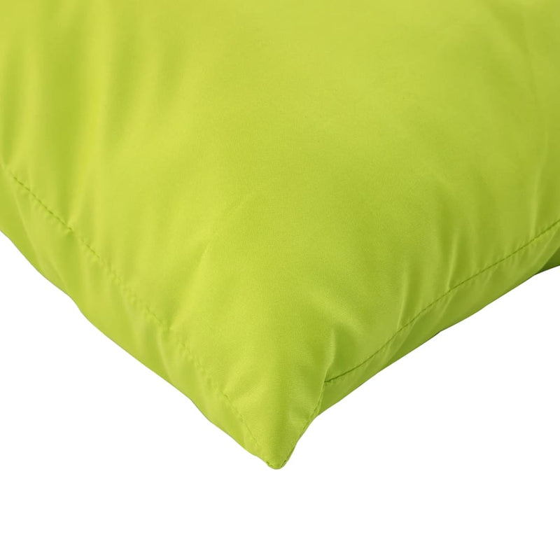 Pallet Sofa Cushions 2 pcs Bright Green Fabric Payday Deals