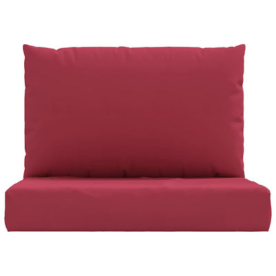 Pallet Sofa Cushions 2 pcs Wine Red Fabric Payday Deals