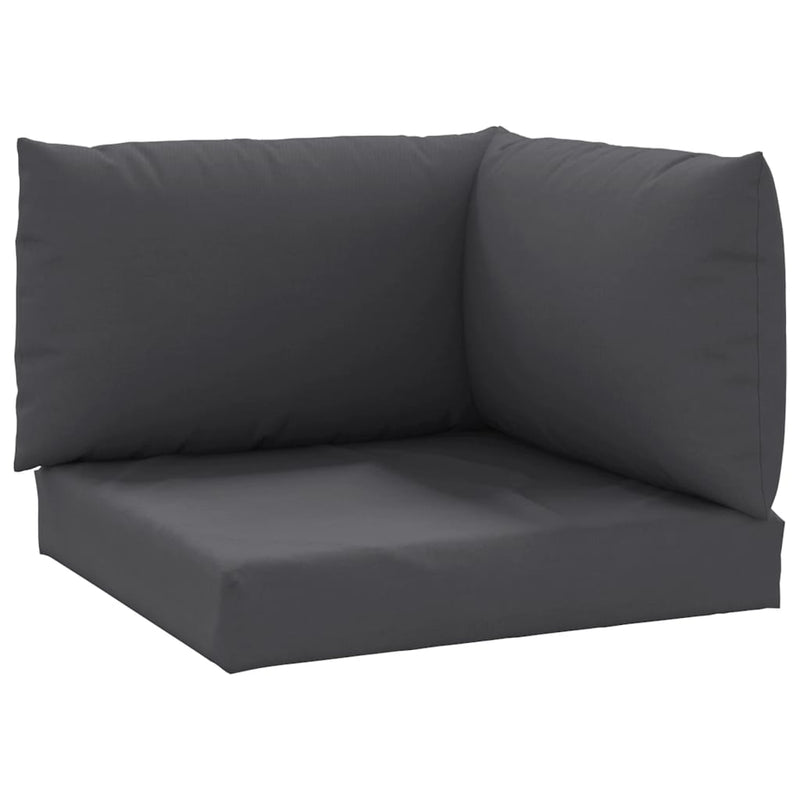 Pallet Sofa Cushions 3 pcs Anthracite Fabric Payday Deals