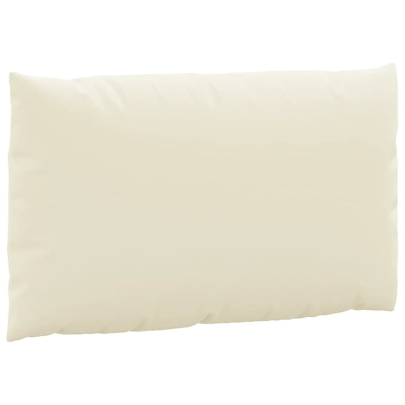 Pallet Sofa Cushions 3 pcs Cream White Fabric Payday Deals