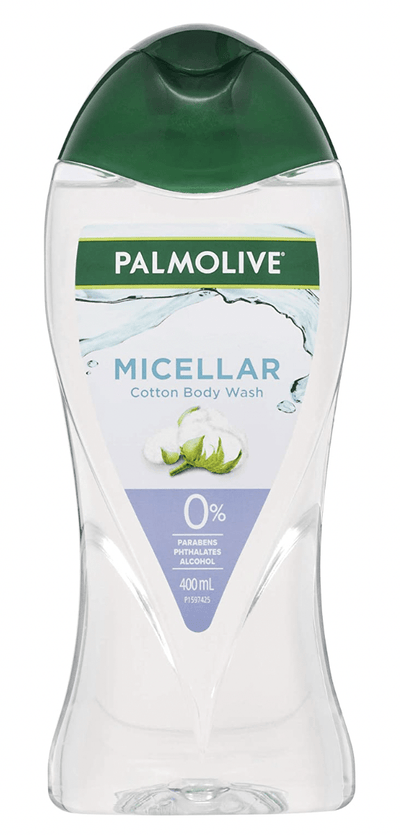 Palmolive Cleansing Micellar Water Cotton Body Wash Aloe Vera 400ml