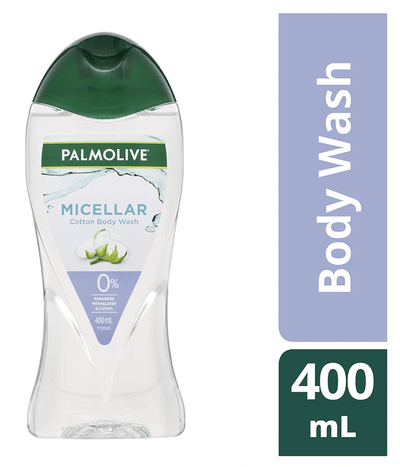 Palmolive Cleansing Micellar Water Cotton Body Wash Aloe Vera 400ml Payday Deals