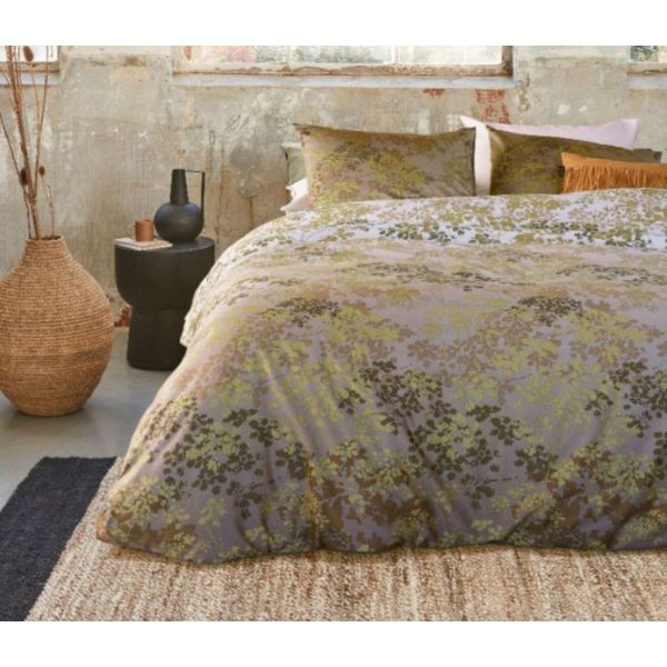 Pantalla Bamboo Cotton Green Quilt Cover Sets by Bedding House King Payday Deals