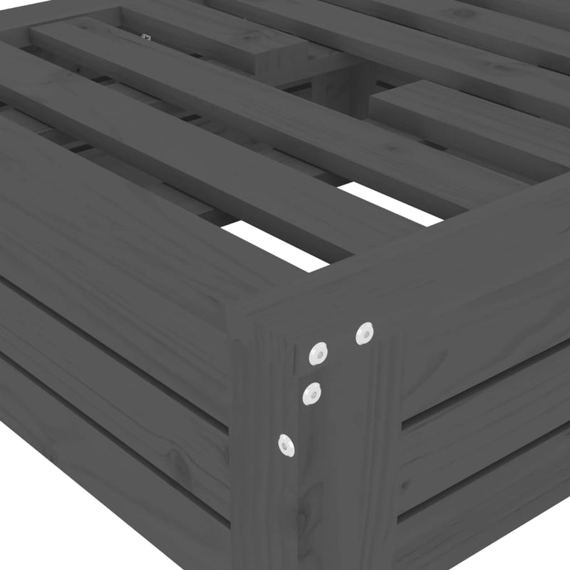 Parasol Base Cover Grey Solid Wood Pine Payday Deals
