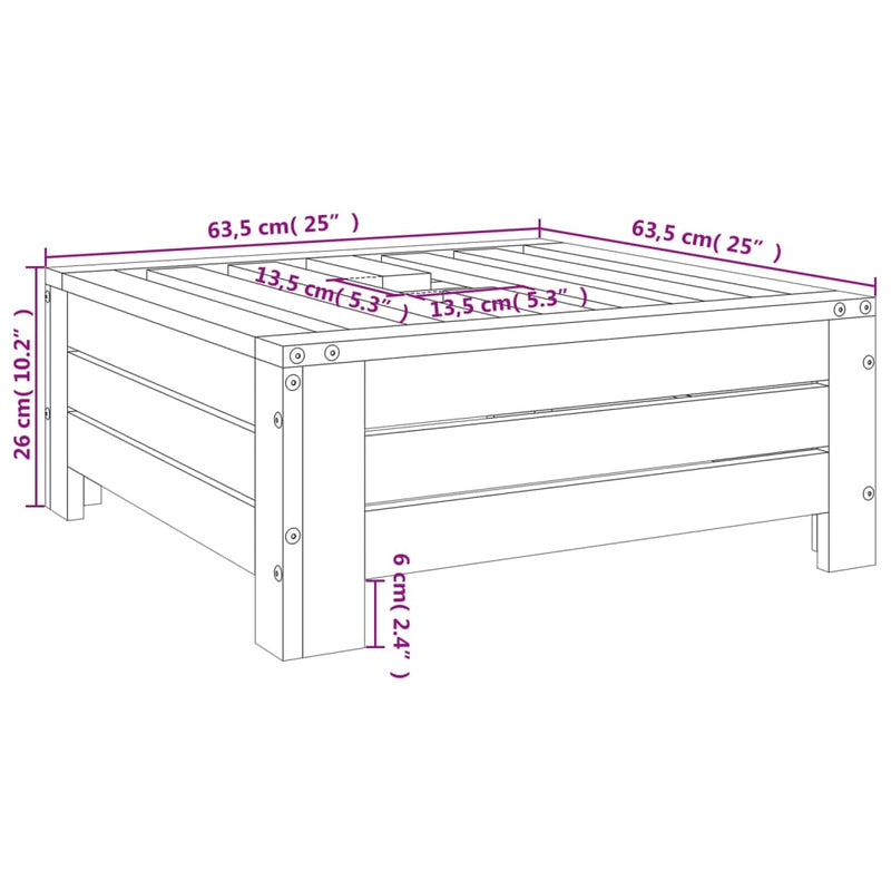 Parasol Base Cover Grey Solid Wood Pine Payday Deals