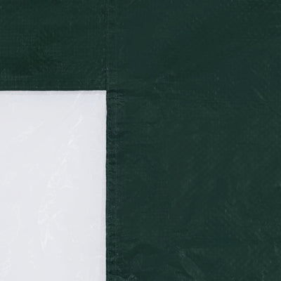 Party Tent Sidewall 2 pcs with Window PE Green Payday Deals