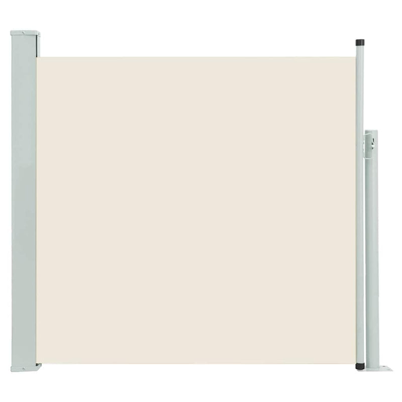 Patio Retractable Side Awning 100x500 cm Cream Payday Deals