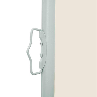 Patio Retractable Side Awning 100x500 cm Cream Payday Deals