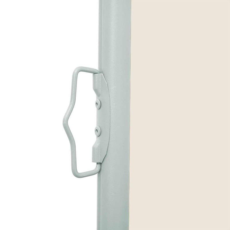 Patio Retractable Side Awning 100x500 cm Cream Payday Deals