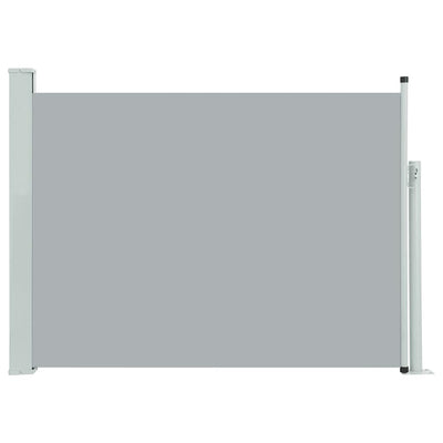 Patio Retractable Side Awning 100x500 cm Grey Payday Deals
