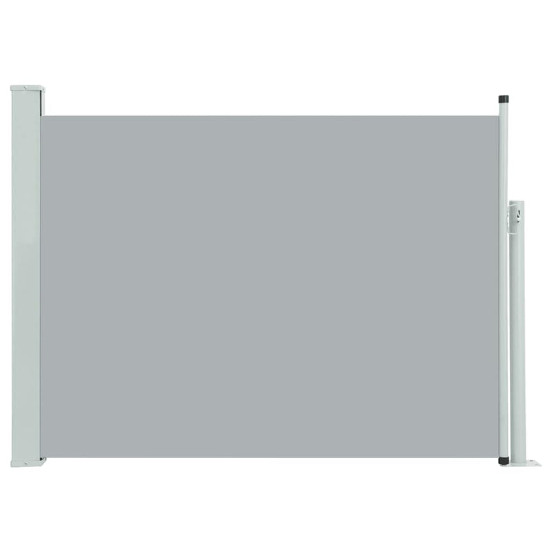 Patio Retractable Side Awning 100x500 cm Grey Payday Deals