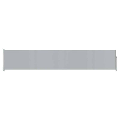 Patio Retractable Side Awning 117x600 cm Grey Payday Deals