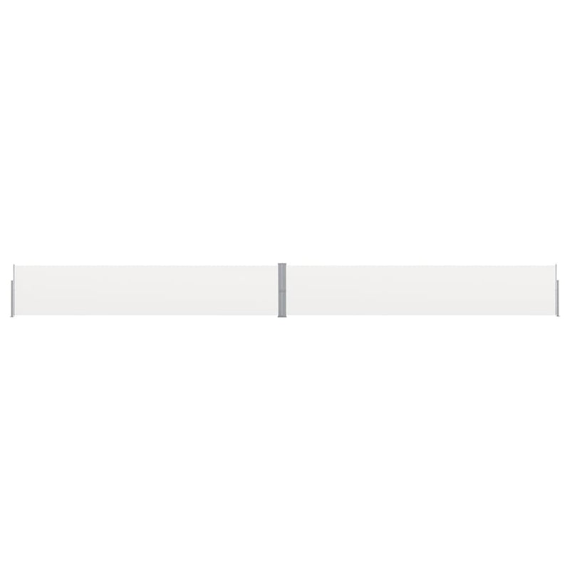 Patio Retractable Side Awning 140x1200 cm Cream Payday Deals