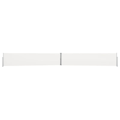 Patio Retractable Side Awning 140x1200 cm Cream Payday Deals