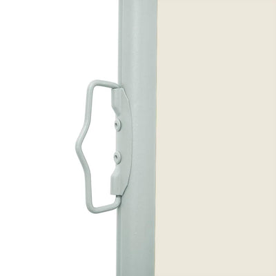 Patio Retractable Side Awning 140x500 cm Cream Payday Deals