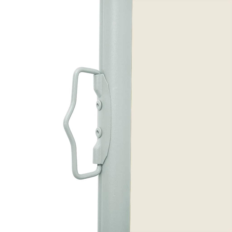 Patio Retractable Side Awning 140x500 cm Cream Payday Deals