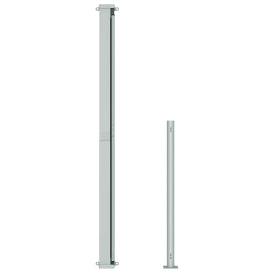 Patio Retractable Side Awning 180x500cm Black Payday Deals