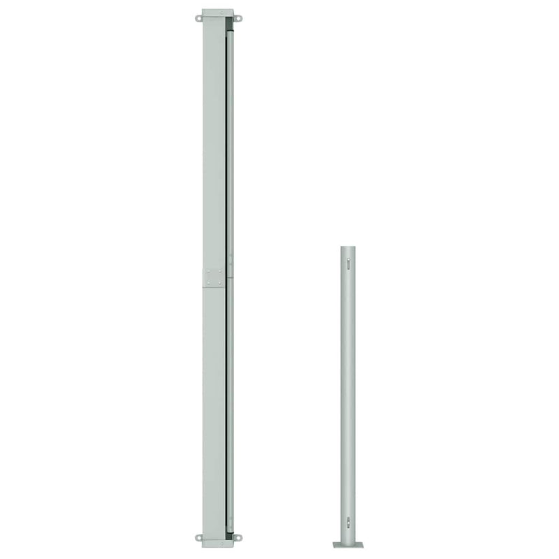 Patio Retractable Side Awning 180x500cm Grey Payday Deals